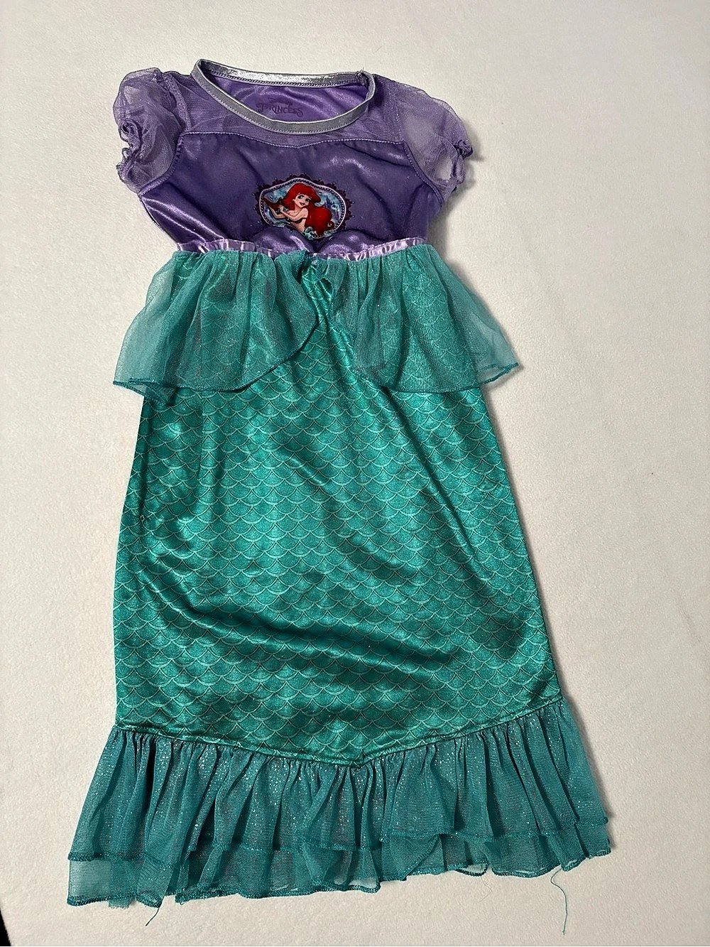 Disney Princess Ariel dress Ariel Girls 5T Purple & Turquoise Dress